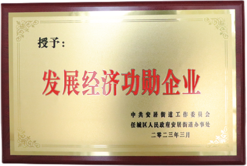 【濟寧大運河駕?！繜崃易ＹR我校榮獲“發展經濟功勛企業”表彰！(圖1)